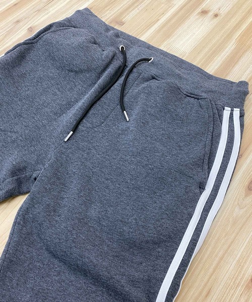 TopIsm(トップイズム)の「裏起毛無地サイドライン入り スウェットジョガーパンツ(スウェットパンツ・メンズ・チャコール/杢グレー/ブラック・M/L/LL)」の13枚目の写真