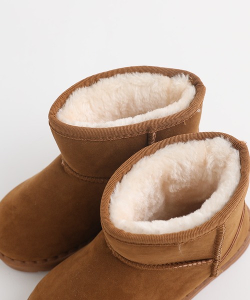 URBAN CHERRY（アーバンチェリー）の「内ボアムートンブーツ（ブーツ・キッズ・ブラック/ブラウン・17.0cm/18.0cm/19.0cm/20.0cm/21.0cm）」の8枚目の写真
