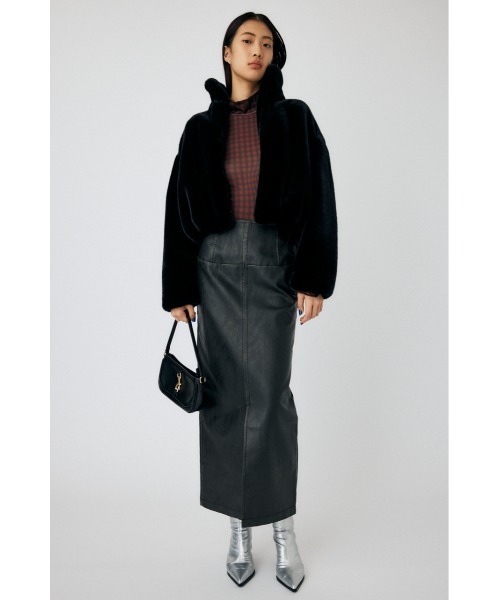 MOUSSY（マウジー）の「AGED F/LEATHER スカート（スカート・レディース・ブラック・0/1/2）」の15枚目の写真