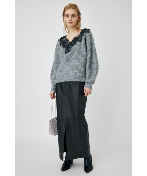 MOUSSY（マウジー）の「AGED F/LEATHER スカート（スカート・レディース・ブラック・0/1/2）」の17枚目の写真