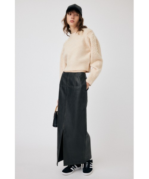 MOUSSY（マウジー）の「AGED F/LEATHER スカート（スカート・レディース・ブラック・0/1/2）」の21枚目の写真