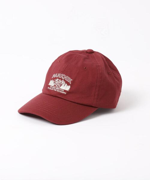 coen(コーエン)の「<Parknik>刺繍ツイルキャップ(キャップ・レディース・ブラウン/ブラック/オフホワイト/ワインレッド・FREE)」の7枚目の写真