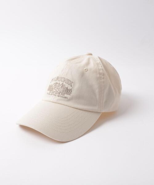 coen(コーエン)の「<Parknik>刺繍ツイルキャップ(キャップ・レディース・ブラウン/ブラック/オフホワイト/ワインレッド・FREE)」の12枚目の写真
