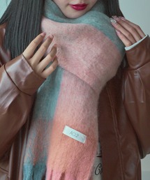 AO2（アオズ）の「Check muffler / チェックマフラー 冬服（マフラー）」