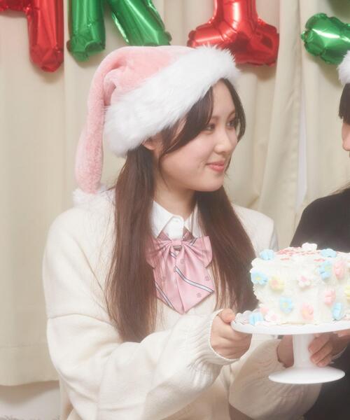 WEGO（ウィゴー）の「WEGO/サンタクロースハット（コスチューム/パーティーグッズ・レディース・ブラック/レッド/ライトピンク/その他1・FREE）」の3枚目の写真