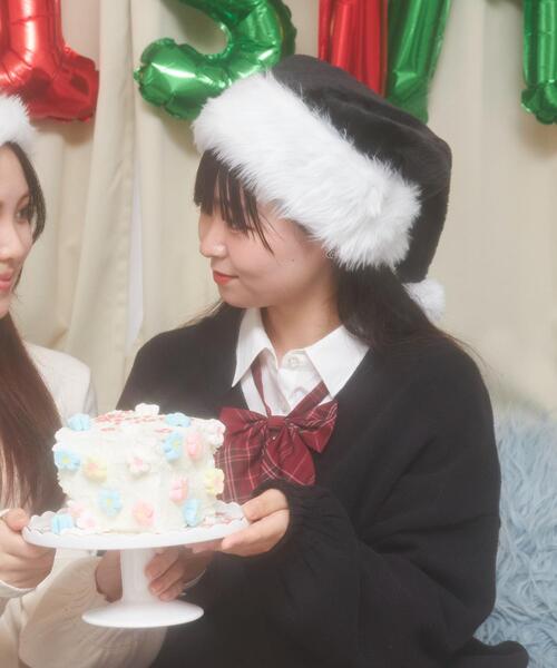 WEGO（ウィゴー）の「WEGO/サンタクロースハット（コスチューム/パーティーグッズ・レディース・ブラック/レッド/ライトピンク/その他1・FREE）」の2枚目の写真