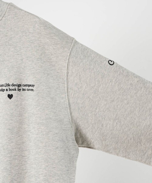 kaoyorinakami(カオヨリナカミ)の「letter sweat / レタースウェット(スウェット・メンズ・ブラック/グレー/ネイビー・X-SMALL/SMALL/MEDIUM/LARGE/X-LARGE)」の11枚目の写真
