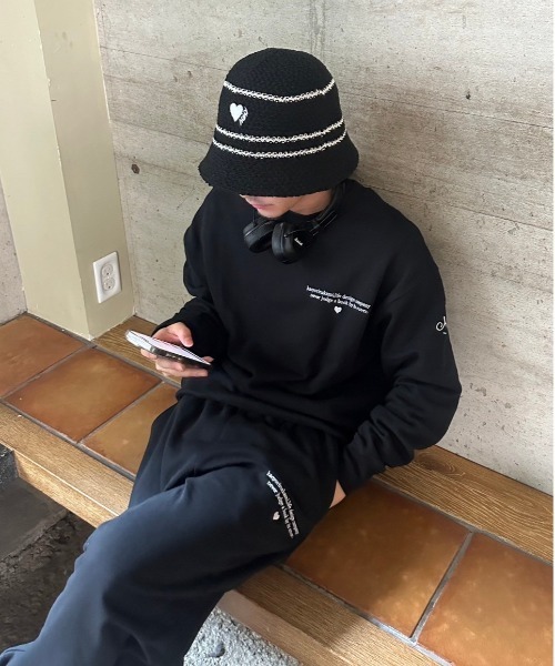 letter sweat / レタースウェット（スウェット）｜kaoyorinakami