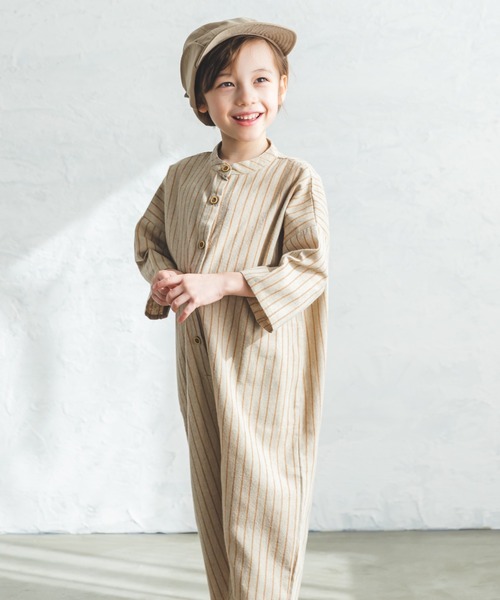 pairmanon（ペアマノン）の「日除け付きキャップ（キャップ・キッズ・ベージュ/カーキ・FREE）」の4枚目の写真