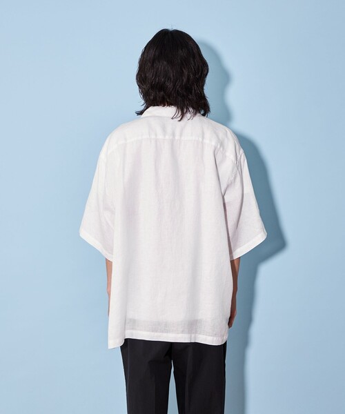 CITEN（シテン）の「＜CITEN＞リネン オープンカラー シャツ（シャツ/ブラウス・メンズ・ブラック/ダークグレー/ホワイト・L/M）」の19枚目の写真