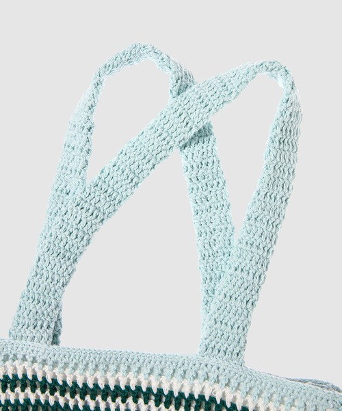 Casablanca（カサブランカ）の「KNIT Cotton Crochet Bag（トートバッグ・メンズ・マルチ/グリーン系その他・ONE SIZE）」の4枚目の写真