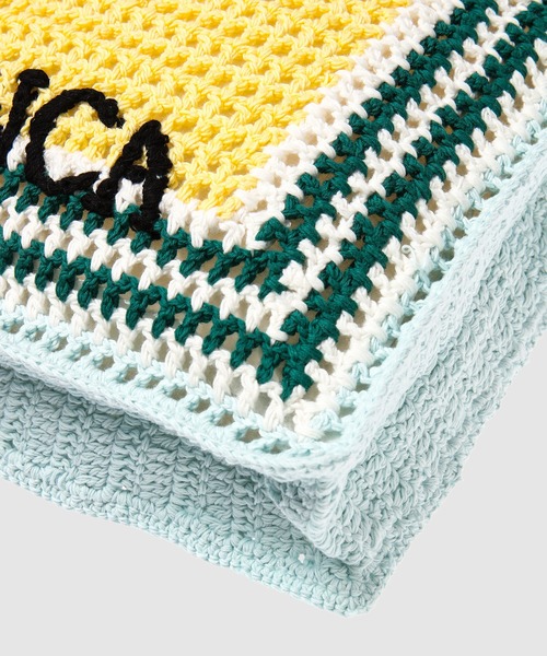 Casablanca（カサブランカ）の「KNIT Cotton Crochet Bag（トートバッグ・メンズ・マルチ/グリーン系その他・ONE SIZE）」の6枚目の写真