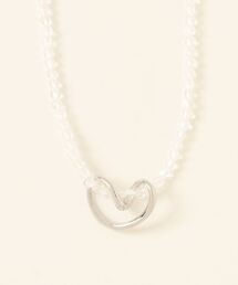 LOWRYS FARM | パールハートＴＯＰネックレス　994641(ネックレス)