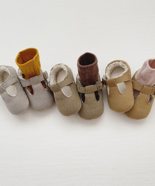 aimoha(アイモハ)の「【aimoha-KIDS-】子供服 コントラストレザーバレリーナシューズ(バレエシューズ・キッズ・チョコ/グリーン/グレー・SMALL/MEDIUM/LARGE)」の16枚目の写真