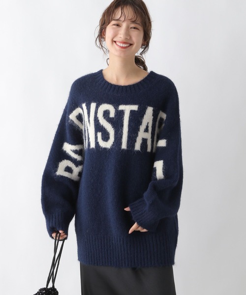 LEPSIM（レプシィム）の「3ゲージブークレロゴプルオーバー　989462（ニット/セーター・レディース・グレー/グリーン/ネイビー・FREE）」の10枚目の写真