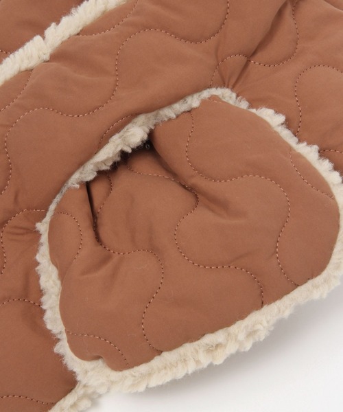 studio CLIP(スタディオクリップ)の「キルトボアマフラー(ストール/ショール・レディース・ブラウン系その他/アイボリー/カーキ・FREE)」の11枚目の写真