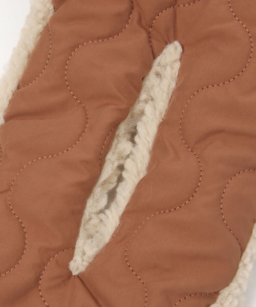 studio CLIP(スタディオクリップ)の「キルトボアマフラー(ストール/ショール・レディース・ブラウン系その他/アイボリー/カーキ・FREE)」の12枚目の写真