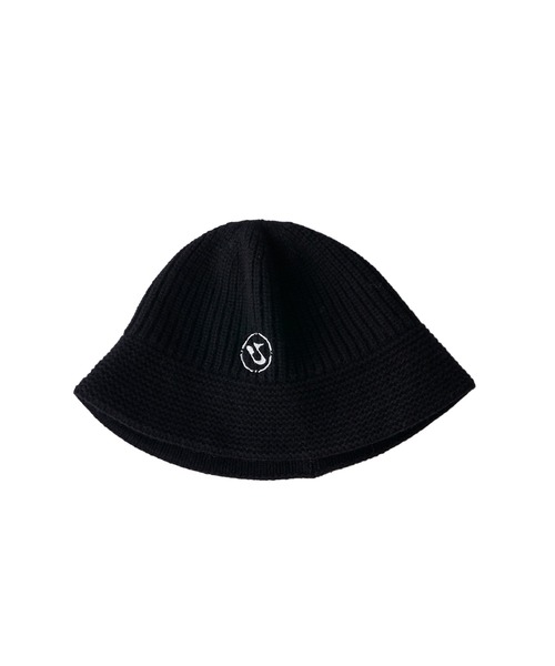 WHO'S WHO gallery（フーズフーギャラリー）の「【KOOKY'N/クーキー】BRONXニットバケハ（ハット・レディース・チャコールグレー/ブラック・FREE）」の6枚目の写真