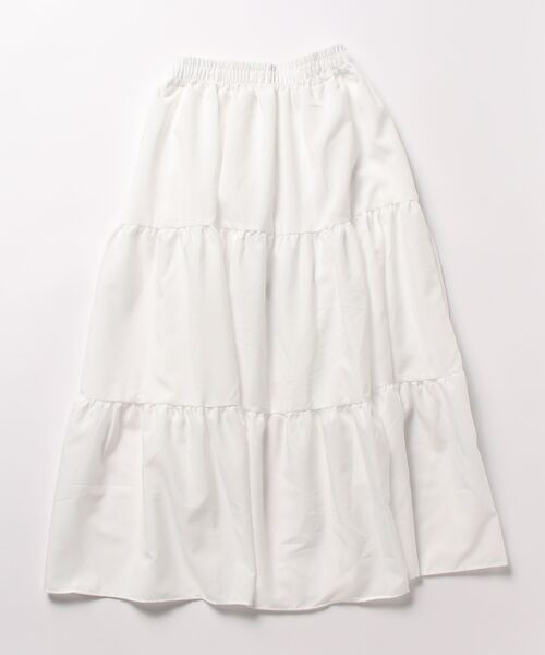 urge:(アージコロン )の「【URGE:】フレア ミモレ丈 ロングスカート(スカート・レディース・ホワイト/ブラック・SMALL/LARGE/X-LARGE/MEDIUM)」の12枚目の写真