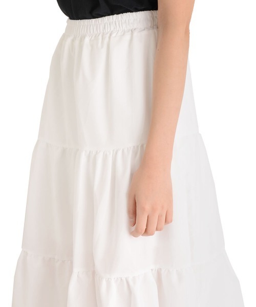 urge:(アージコロン )の「【URGE:】フレア ミモレ丈 ロングスカート(スカート・レディース・ホワイト/ブラック・SMALL/LARGE/X-LARGE/MEDIUM)」の14枚目の写真
