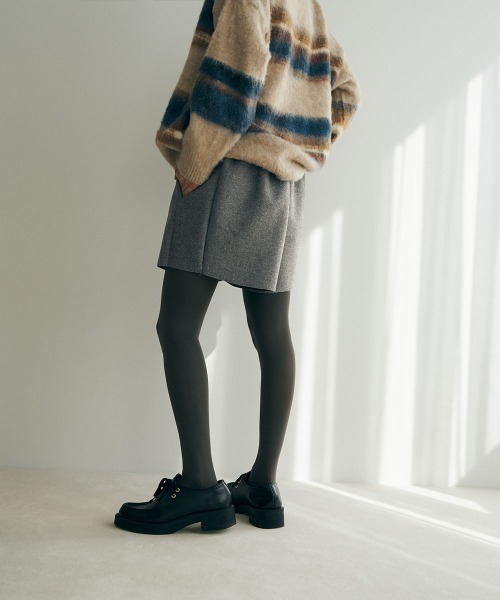 marjour（マージュール）の「WOOL TOUCH SHORT PANTS（その他パンツ・レディース・グレー/カーキブラウン・M）」の7枚目の写真