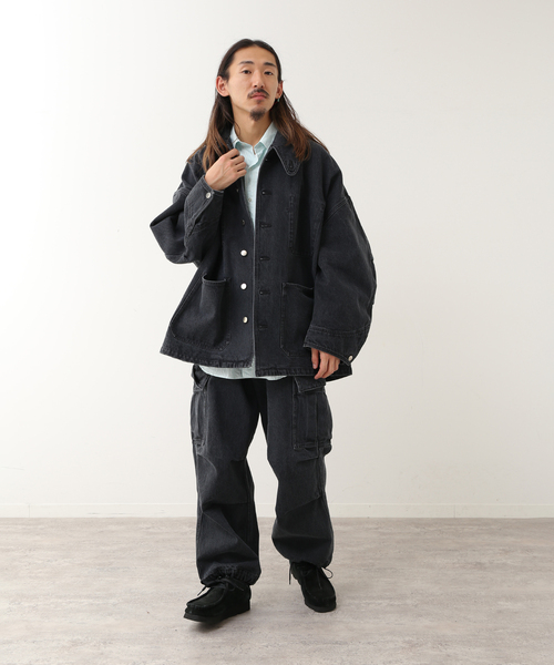 UNFOLLOW(アンフォロー)の「【FOLL / フォル】cocoon denim wardrobe blouson(その他アウター・メンズ・ブラック・FREE)」の22枚目の写真