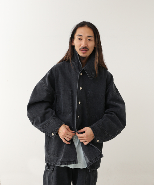 UNFOLLOW(アンフォロー)の「【FOLL / フォル】cocoon denim wardrobe blouson(その他アウター・メンズ・ブラック・FREE)」の13枚目の写真