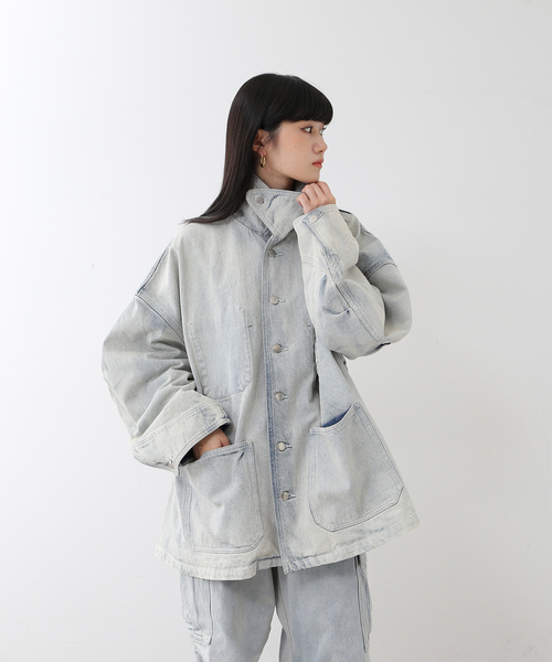 UNFOLLOW(アンフォロー)の「【FOLL / フォル】cocoon denim wardrobe blouson(その他アウター・メンズ・ブラック・FREE)」の9枚目の写真