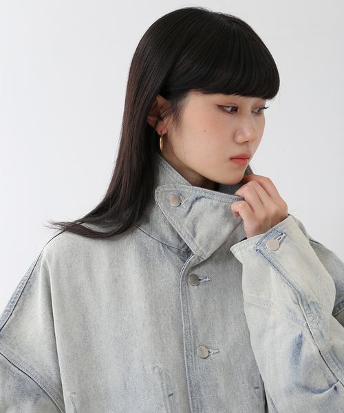 UNFOLLOW(アンフォロー)の「【FOLL / フォル】cocoon denim wardrobe blouson(その他アウター・メンズ・ブラック・FREE)」の10枚目の写真