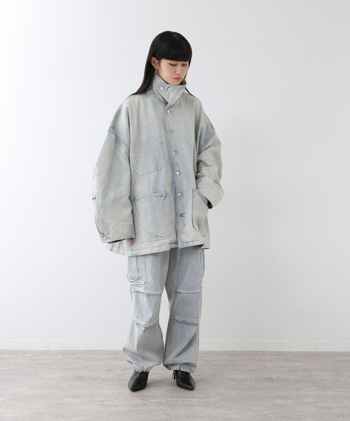 UNFOLLOW(アンフォロー)の「【FOLL / フォル】cocoon denim wardrobe blouson(その他アウター・メンズ・ブラック・FREE)」の11枚目の写真