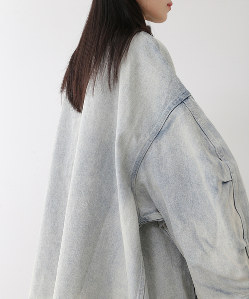 UNFOLLOW(アンフォロー)の「【FOLL / フォル】cocoon denim wardrobe blouson(その他アウター・メンズ・ブラック・FREE)」の12枚目の写真