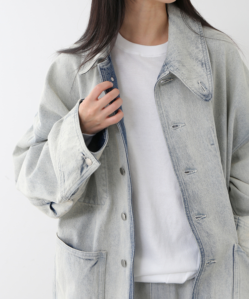 UNFOLLOW(アンフォロー)の「【FOLL / フォル】cocoon denim wardrobe blouson(その他アウター・メンズ・ブラック・FREE)」の3枚目の写真