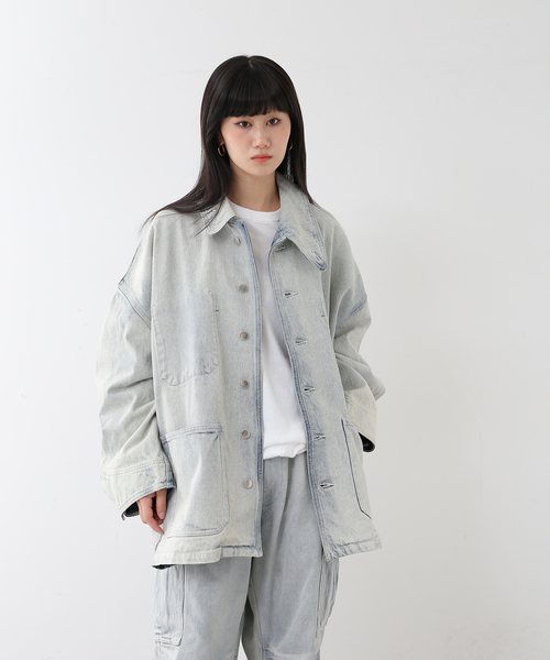 UNFOLLOW(アンフォロー)の「【FOLL / フォル】cocoon denim wardrobe blouson(その他アウター・メンズ・ブラック・FREE)」の5枚目の写真