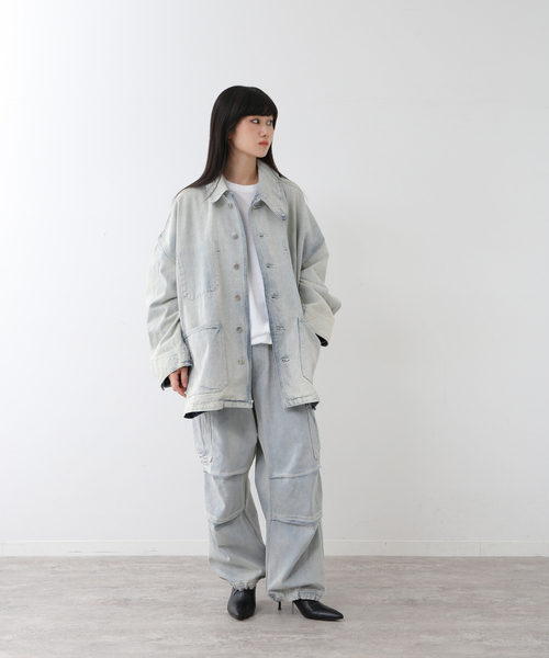 UNFOLLOW(アンフォロー)の「【FOLL / フォル】cocoon denim wardrobe blouson(その他アウター・メンズ・ブラック・FREE)」の6枚目の写真