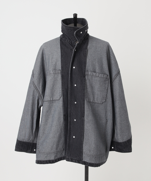 UNFOLLOW(アンフォロー)の「【FOLL / フォル】cocoon denim wardrobe blouson(その他アウター・メンズ・ブラック・FREE)」の20枚目の写真