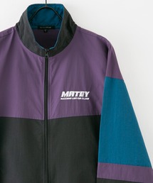 UNIIT（ユニット）の「切替配色ライン シャカシャカナイロンブルゾン メンズ レディース/トラックジャケット/ライトアウター（ナイロンジャケット）」