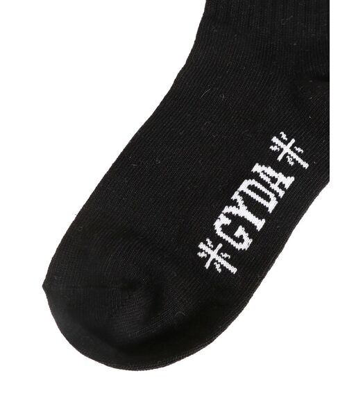 GYDA(ジェイダ)の「GOD LOVES UGLYソックス(ソックス/靴下・レディース・ブラック/オフホワイト・FREE)」の13枚目の写真