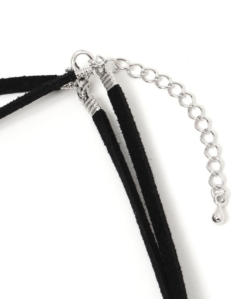 Heather（ヘザー）の「ハートチャームネックレス　105344（ネックレス・レディース・ブラック・ONE SIZE）」の3枚目の写真