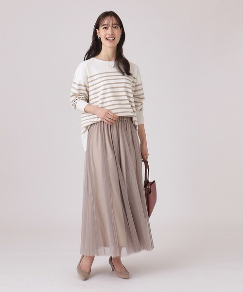 DRESKIP(ドレスキップ)の「◆【洗える】なめらかタッチ クルーネックニット(ニット/セーター・レディース・ブルー/ベージュ系その他2/ブラック系2/グリーン系3/ライトオレンジ系/イエロー系その他・02/03/04)」の9枚目の写真