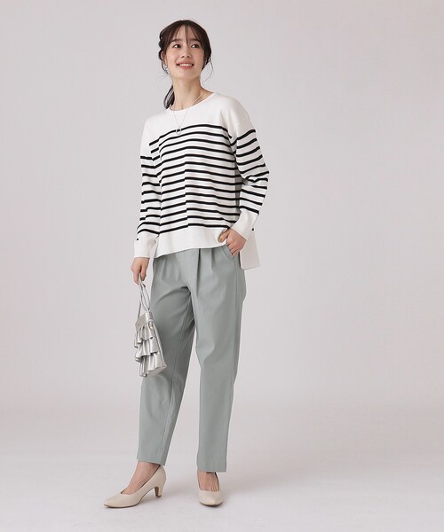 DRESKIP(ドレスキップ)の「◆【洗える】なめらかタッチ クルーネックニット(ニット/セーター・レディース・ブルー/ベージュ系その他2/ブラック系2/グリーン系3/ライトオレンジ系/イエロー系その他・02/03/04)」の20枚目の写真