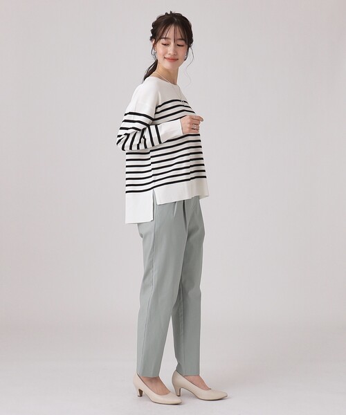 DRESKIP(ドレスキップ)の「◆【洗える】なめらかタッチ クルーネックニット(ニット/セーター・レディース・ブルー/ベージュ系その他2/ブラック系2/グリーン系3/ライトオレンジ系/イエロー系その他・02/03/04)」の21枚目の写真