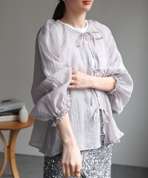 model：162cm 着用サイズ：F