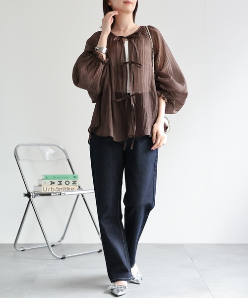 model：162cm 着用サイズ：F