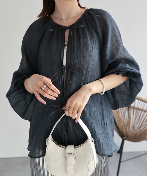 model：162cm 着用サイズ：F