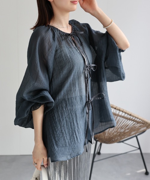 model：162cm 着用サイズ：F