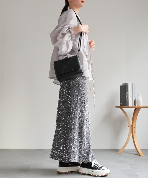 model：162cm 着用サイズ：F