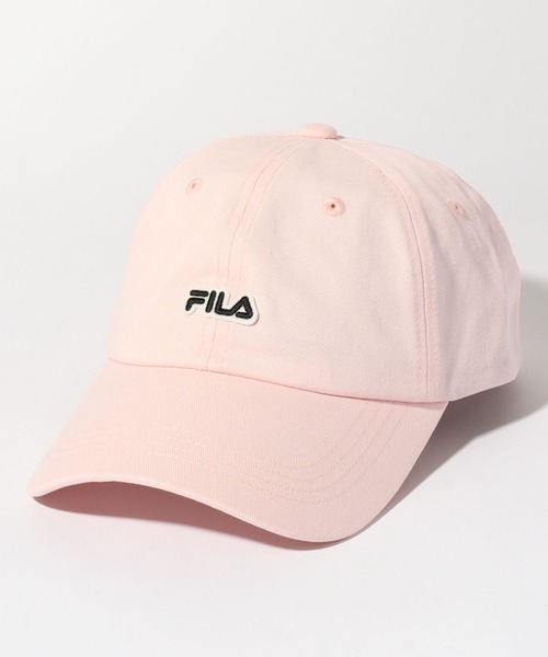 FILA(フィラ)の「【FILA/フィラ】FLW FELT LOGO 6P CAP/ロゴ刺繍ツイル6パネルキャップ(キャップ・メンズ・ホワイト/ブラック/ピンク/ベージュ・FREE)」の11枚目の写真