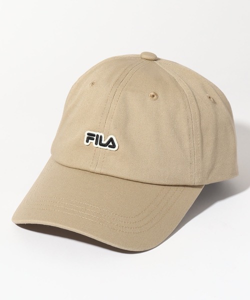 FILA(フィラ)の「【FILA/フィラ】FLW FELT LOGO 6P CAP/ロゴ刺繍ツイル6パネルキャップ(キャップ・メンズ・ホワイト/ブラック/ピンク/ベージュ・FREE)」の10枚目の写真