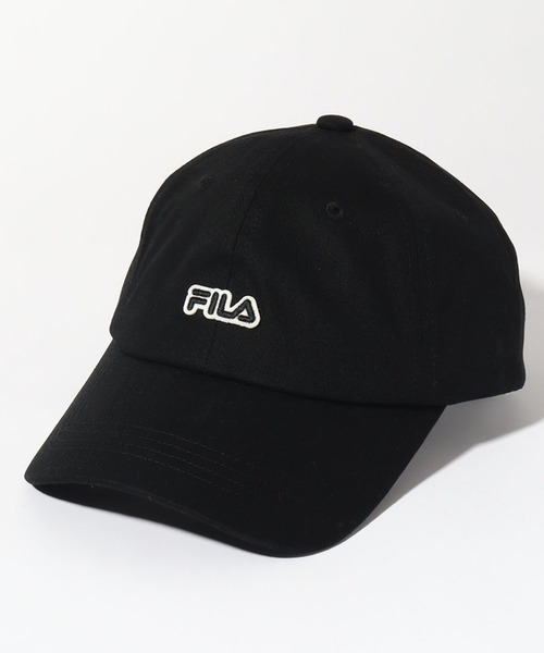 FILA(フィラ)の「【FILA/フィラ】FLW FELT LOGO 6P CAP/ロゴ刺繍ツイル6パネルキャップ(キャップ・メンズ・ホワイト/ブラック/ピンク/ベージュ・FREE)」の5枚目の写真