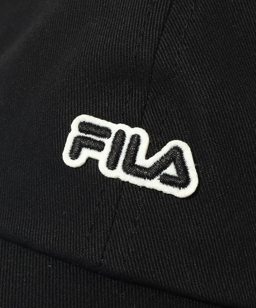 FILA(フィラ)の「【FILA/フィラ】FLW FELT LOGO 6P CAP/ロゴ刺繍ツイル6パネルキャップ(キャップ・メンズ・ホワイト/ブラック/ピンク/ベージュ・FREE)」の12枚目の写真